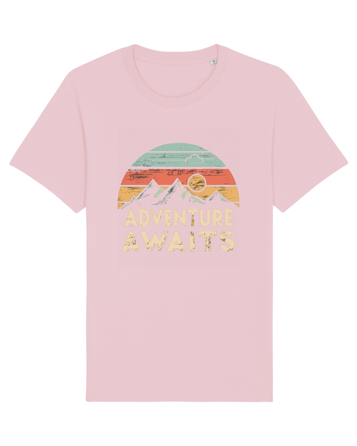 Tricou mânecă scurtă Unisex Rocker Cotton Pink