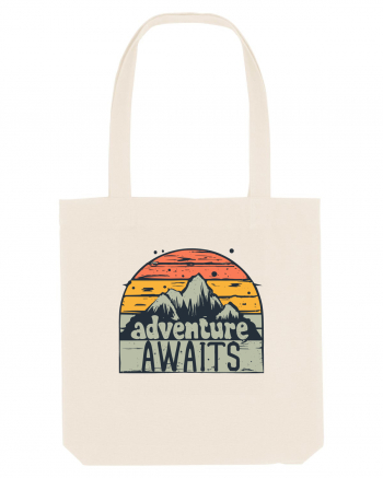 Adventure Awaits Retro Sunset Natural