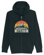 Adventure Awaits Retro Sunset Hanorac cu fermoar Unisex Connector