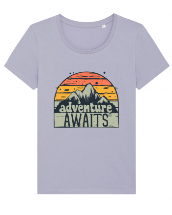 Adventure Awaits Retro Sunset Lavender