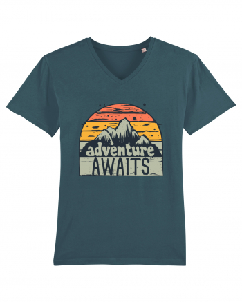 Adventure Awaits Retro Sunset Stargazer