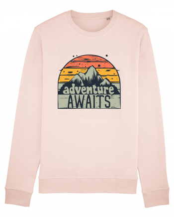 Adventure Awaits Retro Sunset Candy Pink