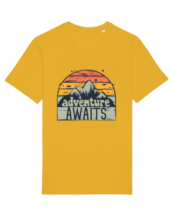 Adventure Awaits Retro Sunset Spectra Yellow