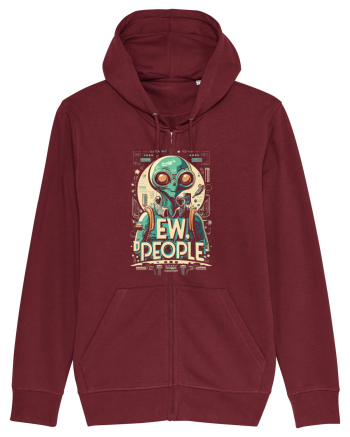 Ew People Alien Steampunk Style Burgundy