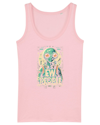 Ew People Alien Steampunk Style Cotton Pink