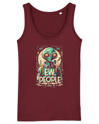 Ew People Alien Steampunk Style Burgundy