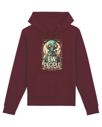 Ew People Alien Steampunk Style Burgundy