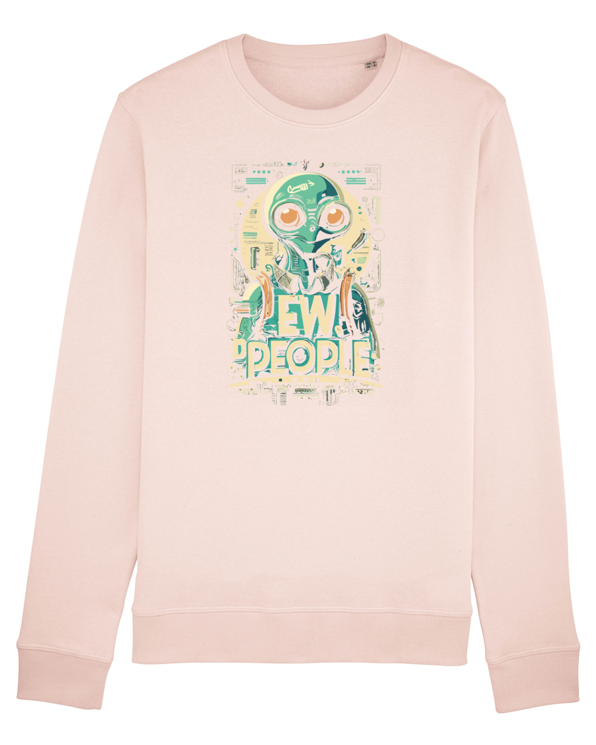 Bluză mânecă lungă Unisex Rise Candy Pink