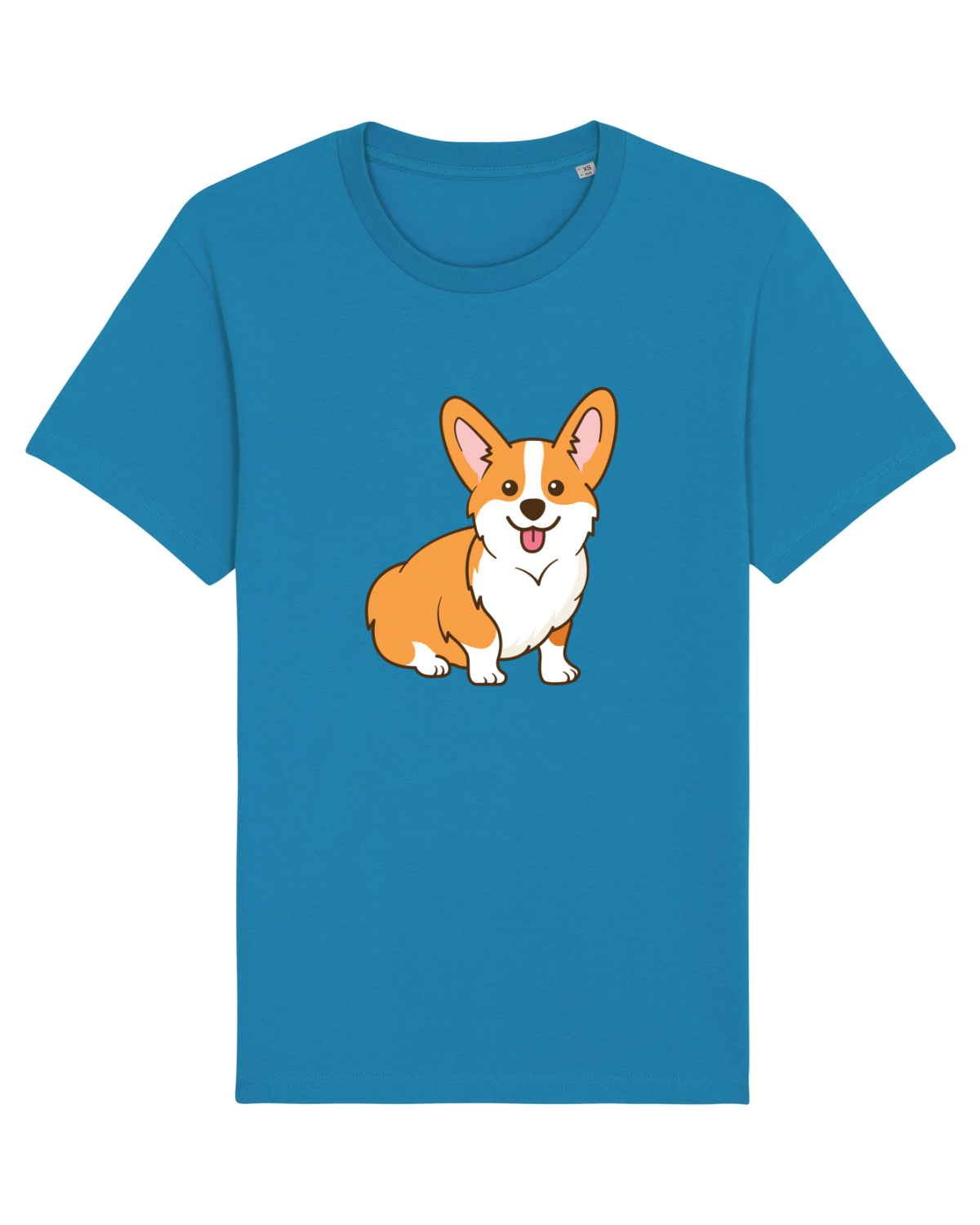 Tricou mânecă scurtă Unisex Rocker Azur