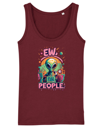Ew People Graffity Alien Burgundy