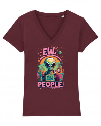 Ew People Graffity Alien Burgundy