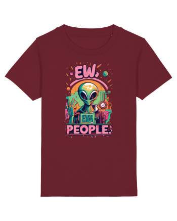 Ew People Graffity Alien Burgundy