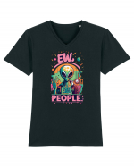 Ew People Graffity Alien Tricou mânecă scurtă guler V Bărbat Presenter