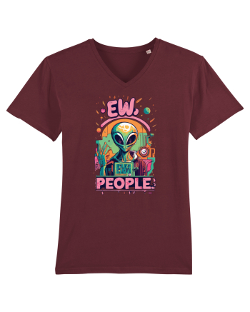 Ew People Graffity Alien Burgundy