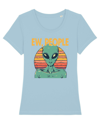 Ew People Retro Sunset Sky Blue