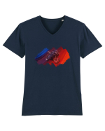 Sport-bike R6 Tricou mânecă scurtă guler V Bărbat Presenter