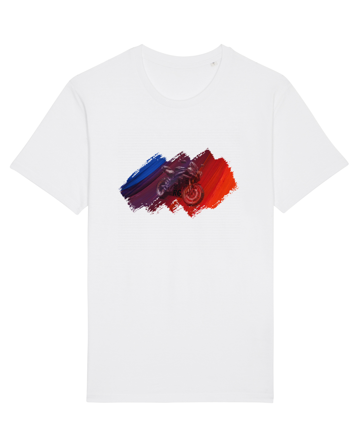 Tricou mânecă scurtă Unisex Rocker White