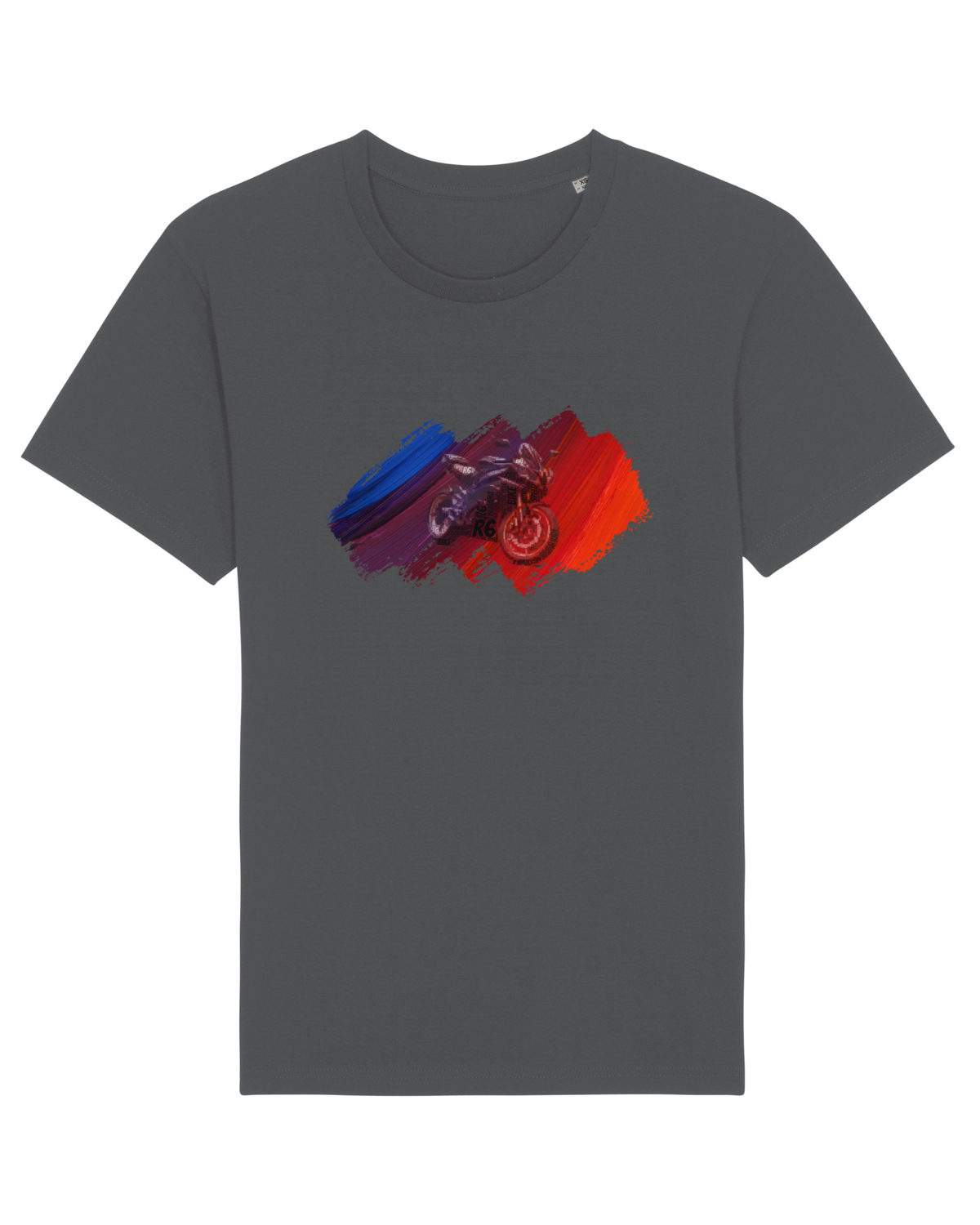 Tricou mânecă scurtă Unisex Rocker Anthracite