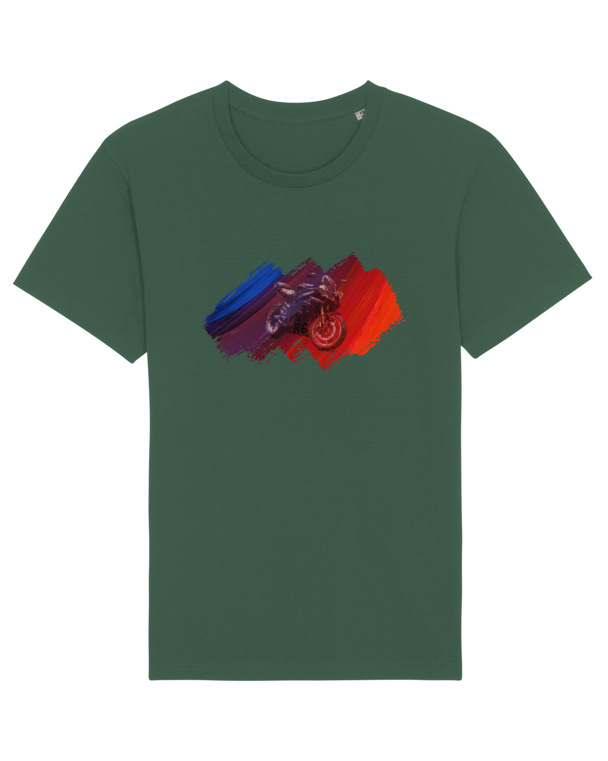 Tricou mânecă scurtă Unisex Rocker Bottle Green