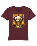 pt iubitorii de bere - Good beer Tricou mânecă scurtă guler V Bărbat Presenter