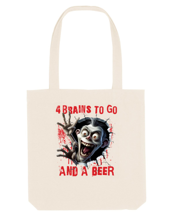 cu desene de Halloween - 4 brains to go and a beer Natural