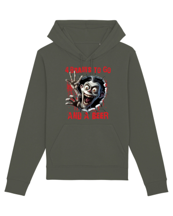cu desene de Halloween - 4 brains to go and a beer Khaki