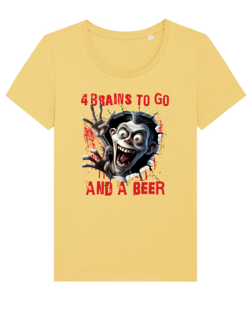 cu desene de Halloween - 4 brains to go and a beer Jojoba