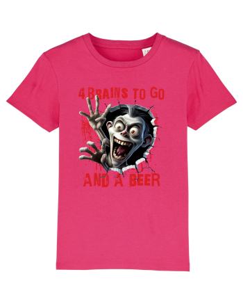 cu desene de Halloween - 4 brains to go and a beer Raspberry