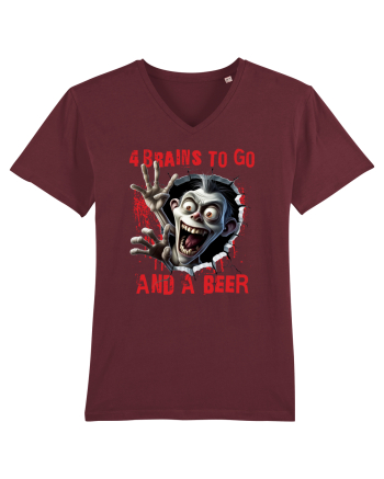 cu desene de Halloween - 4 brains to go and a beer Burgundy
