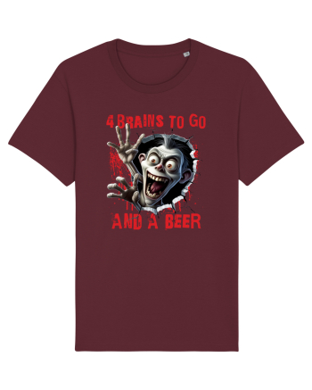 cu desene de Halloween - 4 brains to go and a beer Burgundy