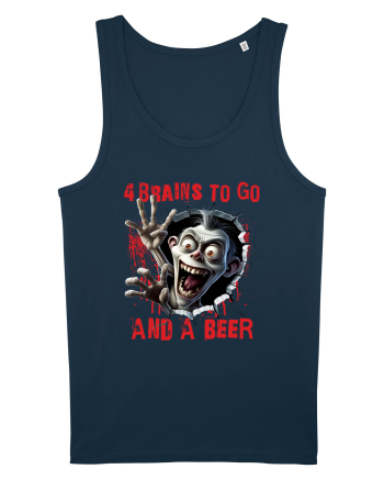 cu desene de Halloween - 4 brains to go and a beer Navy