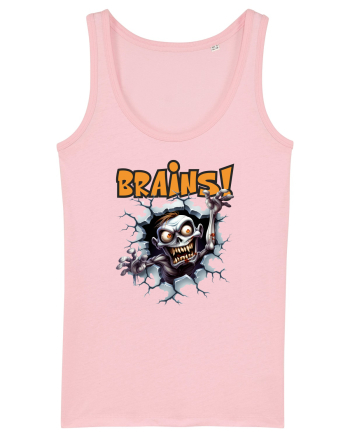 cu desene de Halloween - Brains! Cotton Pink