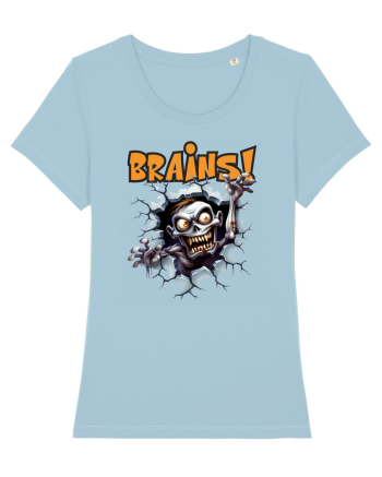 cu desene de Halloween - Brains! Sky Blue