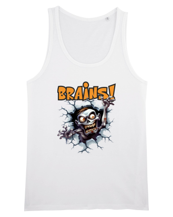 cu desene de Halloween - Brains! White