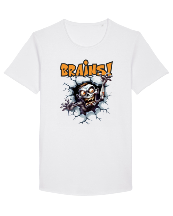 cu desene de Halloween - Brains! White