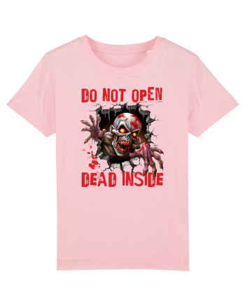 cu desene de Halloween - Do not open - Dead inside Cotton Pink