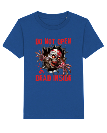 cu desene de Halloween - Do not open - Dead inside Majorelle Blue