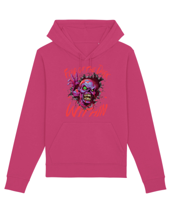 cu desene de Halloween - Fear of the Dark Within Raspberry