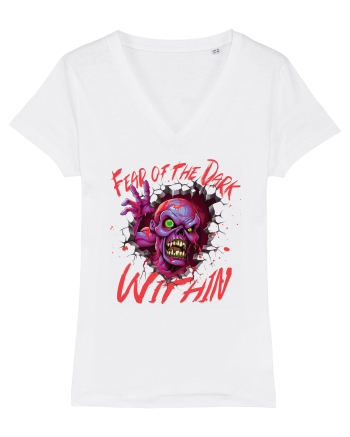 cu desene de Halloween - Fear of the Dark Within White