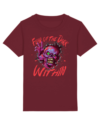cu desene de Halloween - Fear of the Dark Within Burgundy