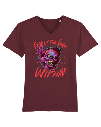 cu desene de Halloween - Fear of the Dark Within Burgundy