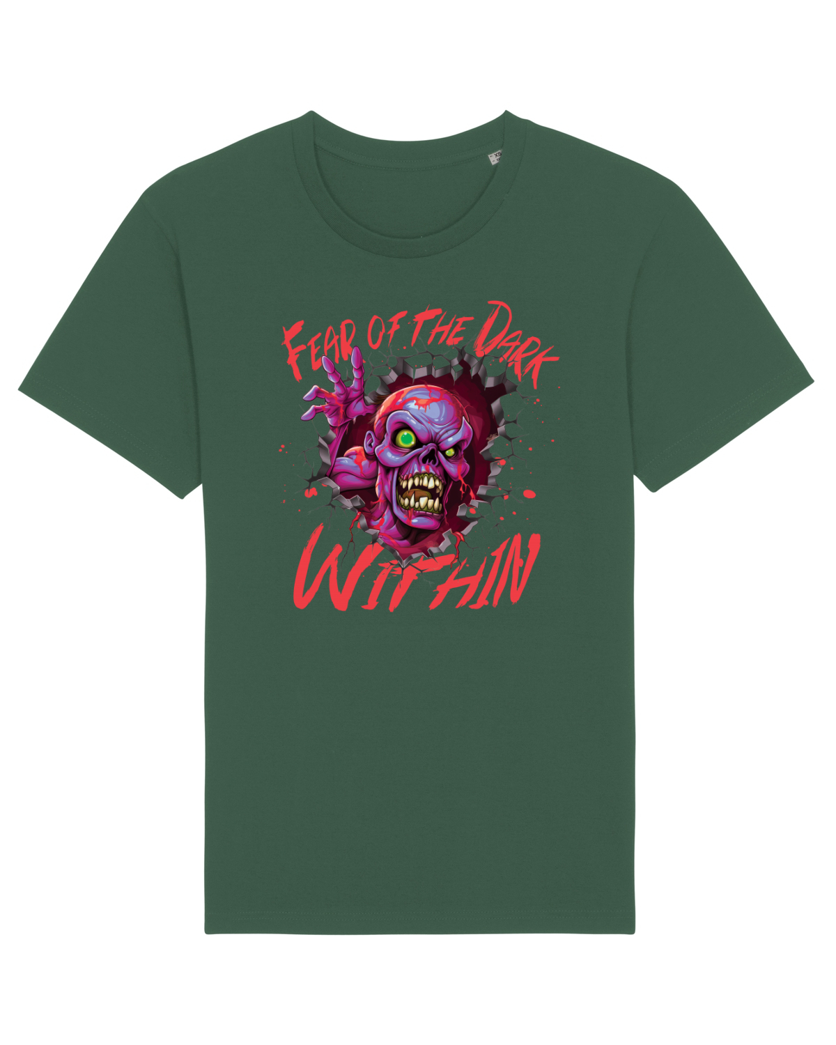 Tricou mânecă scurtă Unisex Rocker Bottle Green
