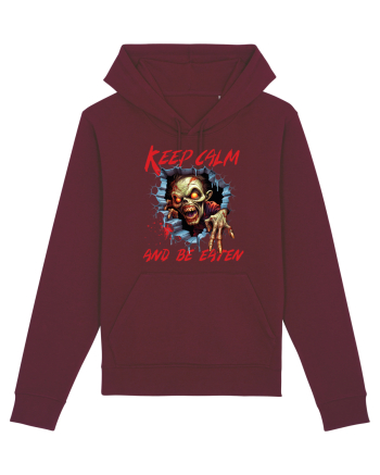cu desene de Halloween - Keep calm and be eaten Burgundy