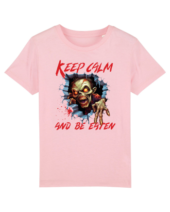 cu desene de Halloween - Keep calm and be eaten Cotton Pink