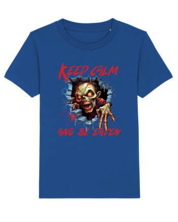 cu desene de Halloween - Keep calm and be eaten Majorelle Blue
