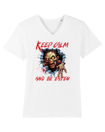 cu desene de Halloween - Keep calm and be eaten White
