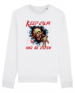 cu desene de Halloween - Keep calm and be eaten Bluză mânecă lungă Unisex Rise