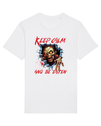 cu desene de Halloween - Keep calm and be eaten White