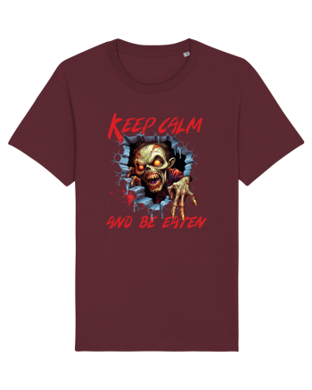 cu desene de Halloween - Keep calm and be eaten Burgundy