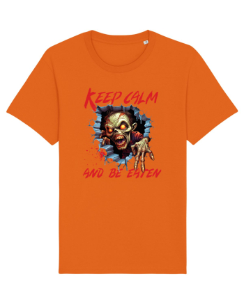 cu desene de Halloween - Keep calm and be eaten Bright Orange